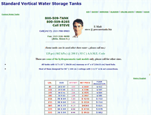 Tablet Screenshot of hotwatertanks.us